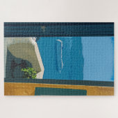 cruiseschip Santorini, Griekenland Legpuzzel (Horizontaal)