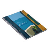 cruiseschip Santorini, Griekenland Notitieboek (Rechterzijde)