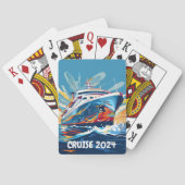 Cruiseschip speelkaarten gepersonaliseerd (Achterkant)