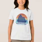 cruiseschip Sunset Family Trip Kinder Tri-Blend Shirt (Voorkant)