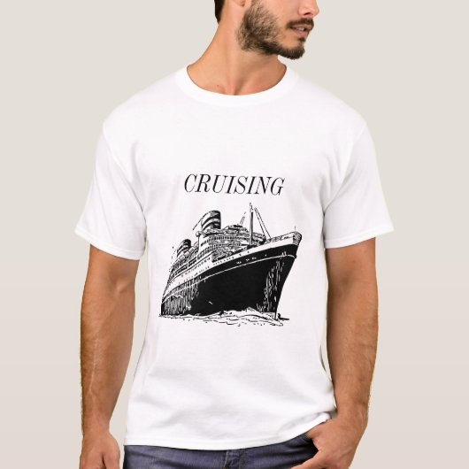 cruiseschip t-shirt (Voorkant)