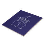 Cruiseschip Tegeltje (Zijkant)
