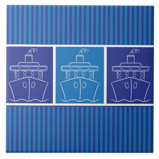 Cruiseschip Tegeltje (Voorkant)