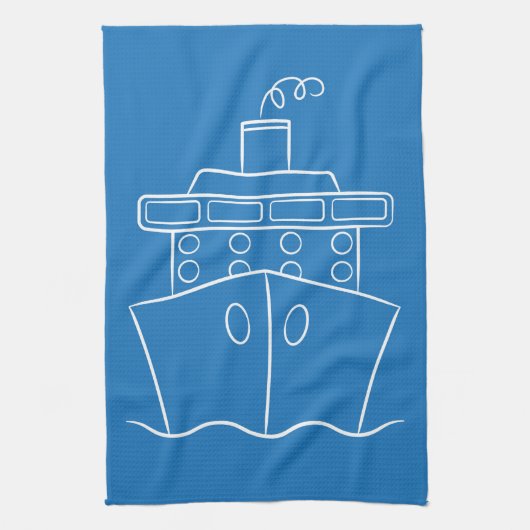 Cruiseschip Theedoek (Verticaal)