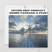 CRUISESCHIP THERAPIE CRUISE DEUR MAGNEET MAGNETISCHE UITNODIGING (Voorkant)