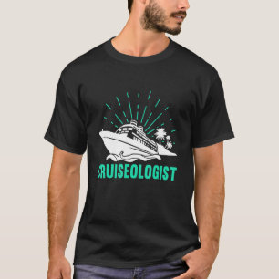 Cruiseschip toeristische cruiseologist cruise t-shirt