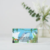 cruiseschip | Tropisch Oerwoud Visitekaartje (Staand voorkant)