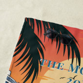 Cruiseschip vaart samen op maat Chibi paar Strandlaken (In situ)