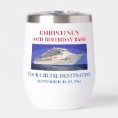 Cruiseschip Verjaardag Vakantie Reizen Favor (Voorkant)