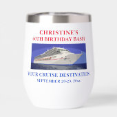 Cruiseschip Verjaardag Vakantie Reizen Favor (Achterkant)