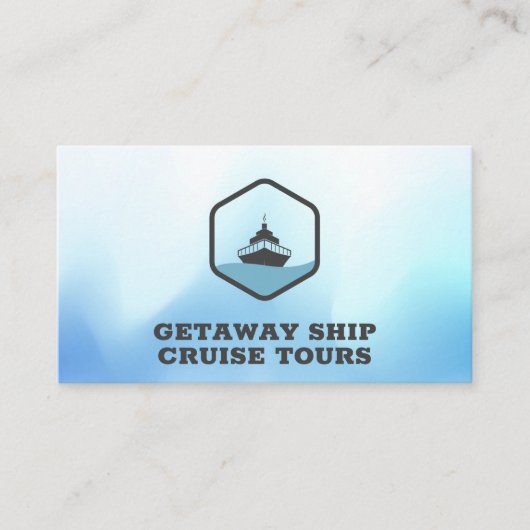 Cruiseschip Visitekaartje (Voorkant)