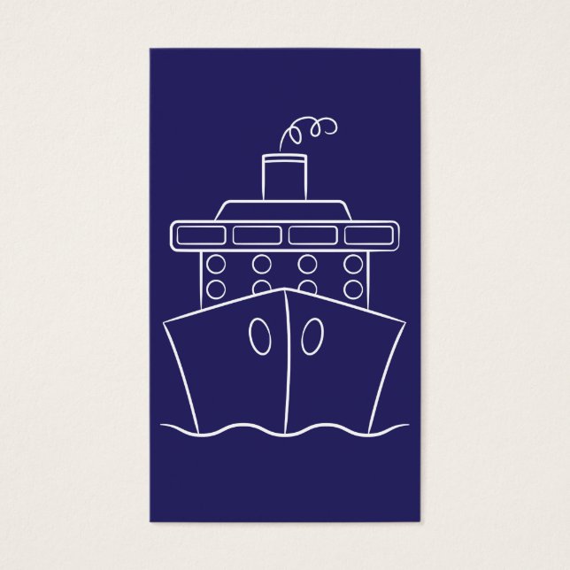 Cruiseschip Visitekaartje (Voorkant)