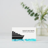 cruiseschip visitekaartje (Staand voorkant)