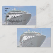 cruiseschip visitekaartje (Voorkant / Achterkant)