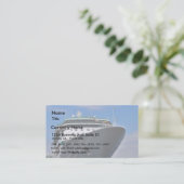 cruiseschip visitekaartje (Staand voorkant)