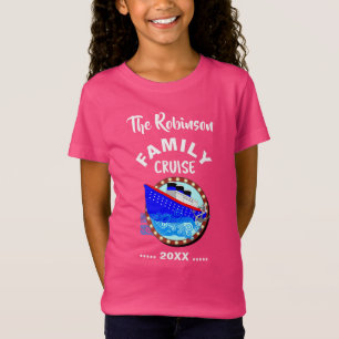 Cruiseschip voor de familie, speciaal gepersonalis t-shirt