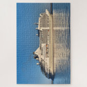 Cruiseschip vroege ochtend, Buitenhaven 2 Legpuzzel (Verticaal)