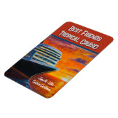 Cruiseschip Zonsondergang Stateroom Deur Magneet (Linkerzijde)