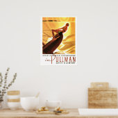 Cruisesnelheid naar WINTER PLAYGROUND Vintage Trav Poster (Keuken)