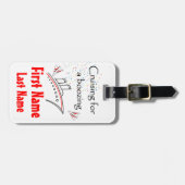 Cruisesom voor een Bagagelabel voor het Boeien (Voorkant horizontaal)