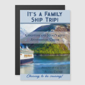 Cruisestuurdeur Magnet Noordelijke kruising Magnetische Uitnodiging (Voorkant / Achterkant)