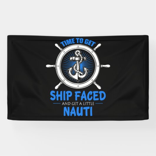 Cruisetijd om verzending tegen te gaan spandoek (Horizontaal)