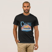 Cruisetijd Sunset T-shirt – Ocean Getaway Vibes (Voorkant volledig)