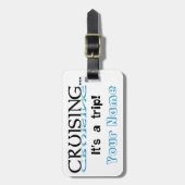 Cruiseuse... Het is een Bagagelabel. Bagagelabel (Voorkant verticaal)