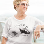 Cruisevakantie van Alaska Ship Moose Cruise Vackin T-shirt<br><div class="desc">Dit ontwerp werd gecreeerd door digitale kunst. U kunt de stijl van dit shirt veranderen door Meer > onder de stijloptie te kiezen. Het kan worden gepersonaliseerd door op de aanpassingsknop te klikken en de kleur te wijzigen, een naam, initialen of je favoriete woorden toe te voegen. Neem contact met...</div>