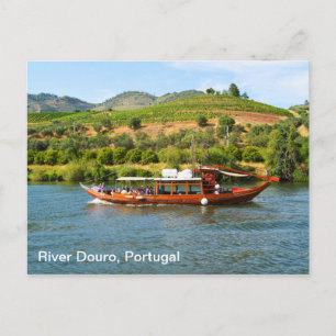 Cruisewerkzaamheden aan de Douro, Portugal Briefkaart