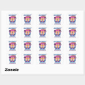Cruisin’ Back to School 11th Grade Vierkante Sticker (Vel)