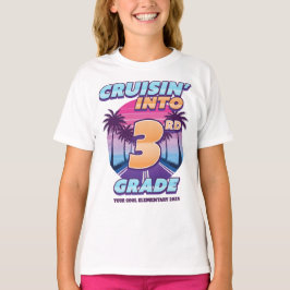 Cruisin’ Back to School 3rd Grade Girl's T-shirt