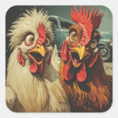  “Cruisin’ Classics” Cheesy Chickens Sticker (Voorkant)