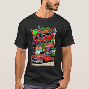 Cruisin de kust van de klassieke autoweg Casino Tr T-shirt