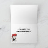 Cruisin enkel in Grappige Verjaardag Kaart (Binnen)