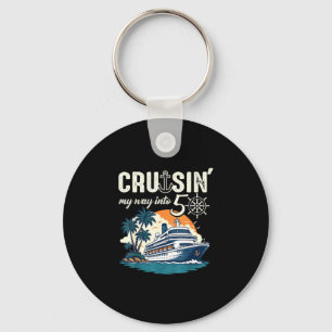 Cruisin mijn weg naar 50 grappige 50ste verjaardag sleutelhanger