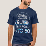 Cruisin My Way in 50 50th Birthday Cruising T-shirt<br><div class="desc">Cruisin My Way in 50 50th Birthday Cruising . Bekijk onze verjaardag voor de selectie van shirten voor de allerbeste in unieke of aangepaste handgemaakte stukken van onze winkels.</div>