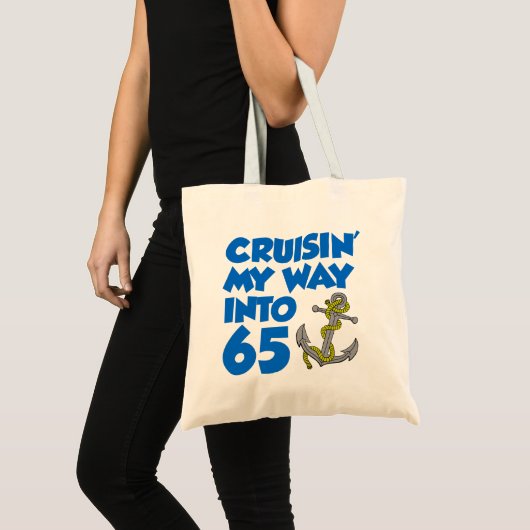 Cruisin' My Way in 65 Canvas tas (Voorkant (product))