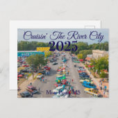 Cruisin' The River City 2025 Briefkaart (Voorkant / Achterkant)