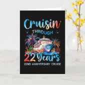 Cruisin Through 22 Years 22ste verjaardags cruise  Kaart (Gele Bloem)