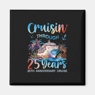Cruisin Through 25 Years 25e jubileum cruise T Magneet