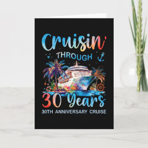 Cruisin Through 30 Years 30e verjaardags cruise T Kaart