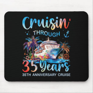 Cruisin Through 35 Years 35e verjaardag cruise T Muismat