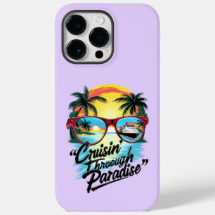 Cruisin’ Through Paradise: Tropische Ontsnappingsv Case-Mate iPhone 14 Pro Max Hoesje