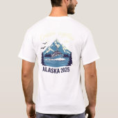 Cruisin' Together – Alaska 2025 Adventure Boat Des T-shirt (Achterkant)