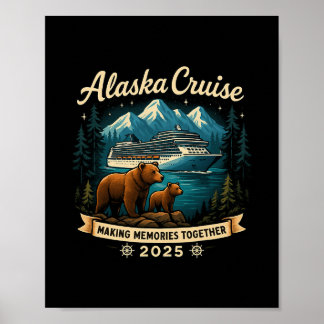 Cruisin Together Alaska 2025 Familie Vriend Alaska Poster