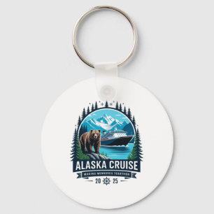 Cruisin Together Alaska 2025 Familie Vriend Alaska Sleutelhanger