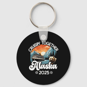 Cruisin Together Alaska 2025 Familie Vriend Alaska Sleutelhanger