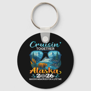 Cruisin Together Alaska 2026 Groep Alaska Cruise Sleutelhanger