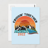 Cruisin Together Alaska Travel Vacking Briefkaart (Voorkant / Achterkant)